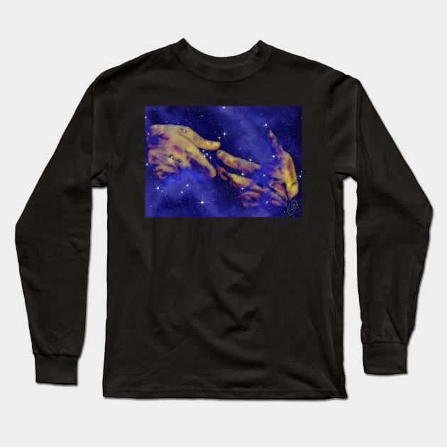 The Pillars of Creation but make it Destiel - painting Long Sleeve T-Shirt by dangerbeforeyou